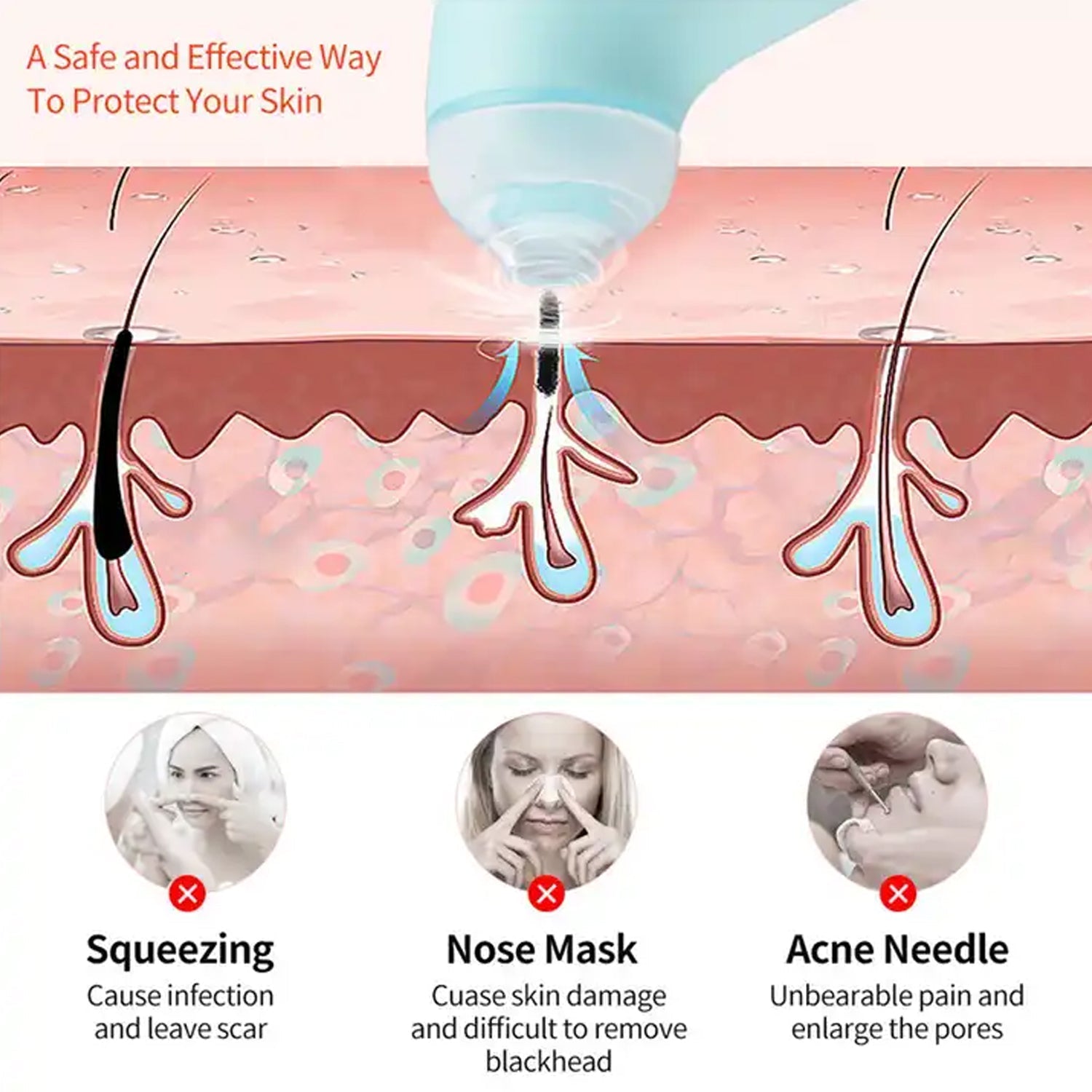 Mini Handheld Vacuum Blackhead Remover – Facial Massage & Spot Lifting (1 Pc) Mini Handheld Vacuum Blackhead Remover – Facial Massage & Spot Lifting (1 Pc)